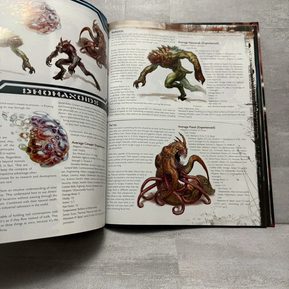 CthulhuTech‎ Vade Mecum, Catalyst Game Labs RPG Hardcover Sourcebook Book